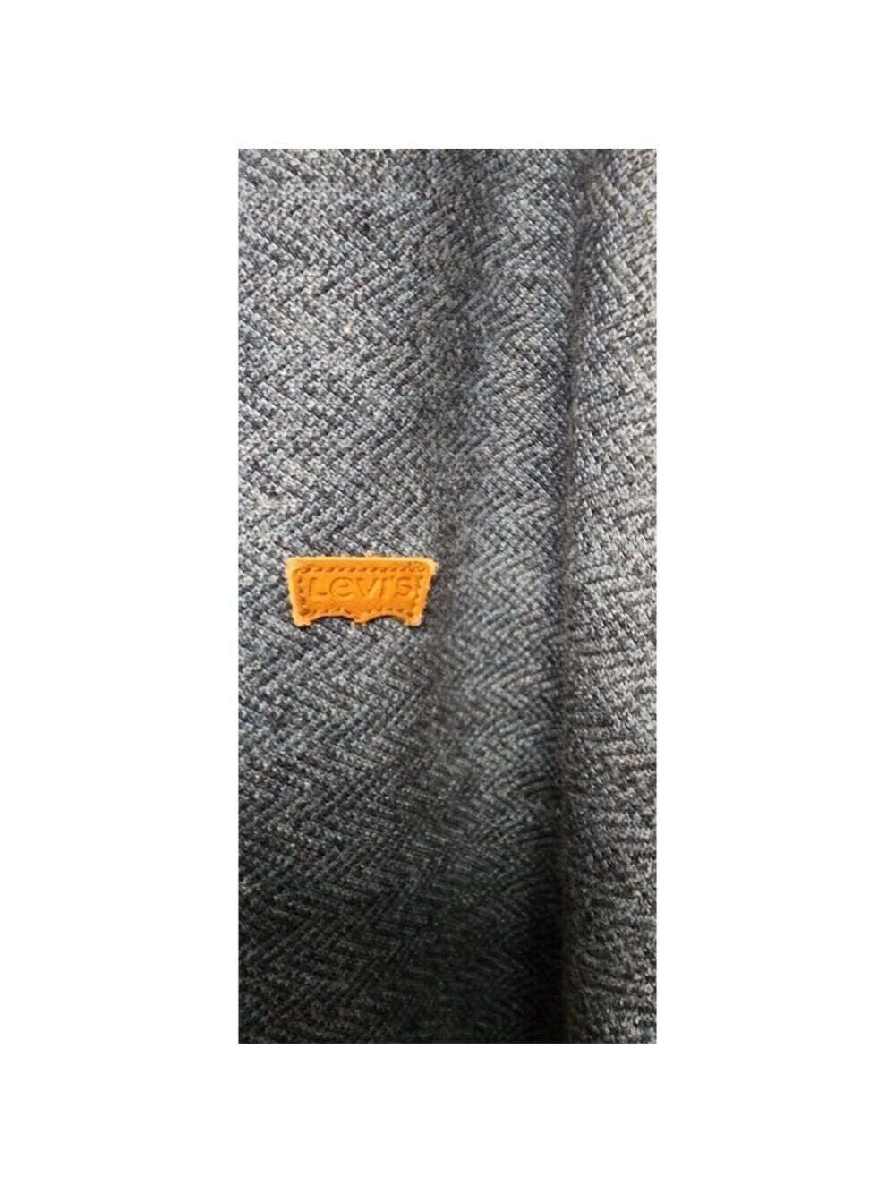 Levi's Strauss Blue Long Sleeve Hooded Pullover Sweatshirt Size XL - Picture 5 of 7